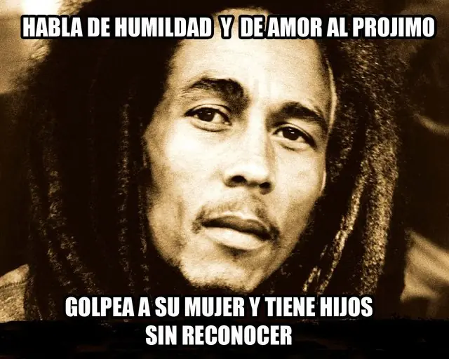 Bob Marley, machista y violento