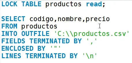 Exporta fácilmente de MySql a Excel