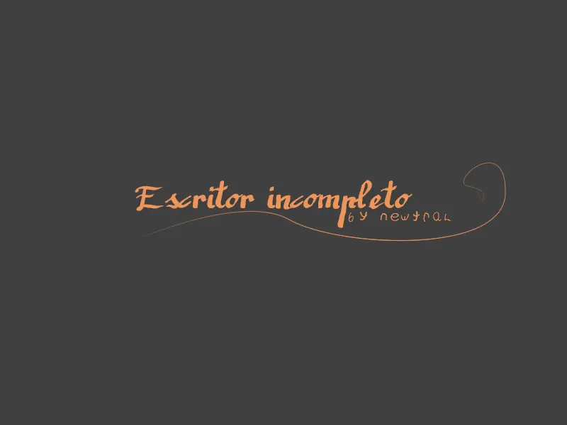 Escritor Incompleto (Poesia)