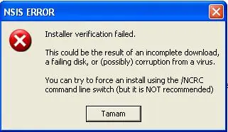 Como solucionar el error NSIS