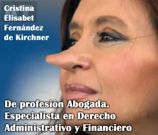 Cristina mintió de su título de abogada?