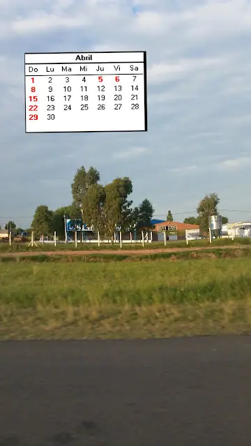 Calendario 2012 con fotos tomadas por mi