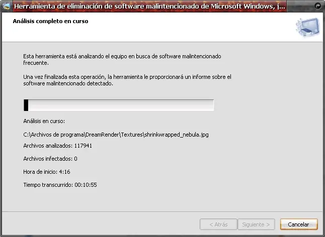 Antivirus oculto de windows.