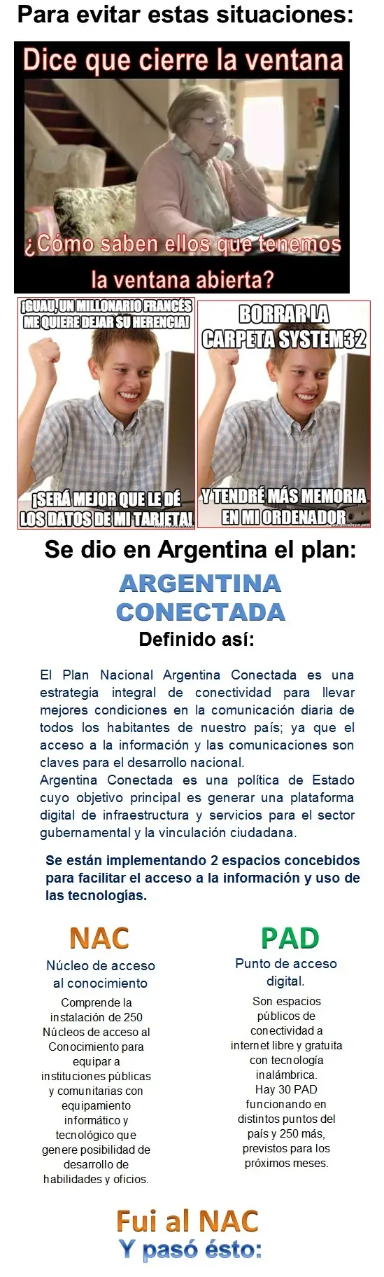 Argentina Conectada censura a Taringa por ser porno