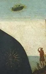 Ovni que aparece en un cuadro del siglo XV