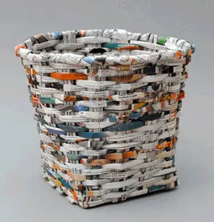 adornos de papel.