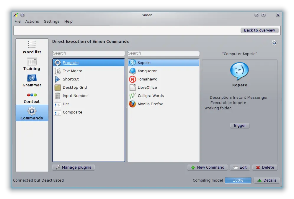 Controla tu Escritorio KDE con la voz - Simon