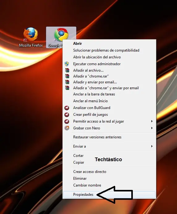 Cómo activar el icono de Google Chrome Oro
