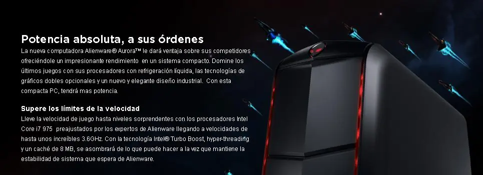 Pc de escritorio AlienwareTM ( Alucinante )