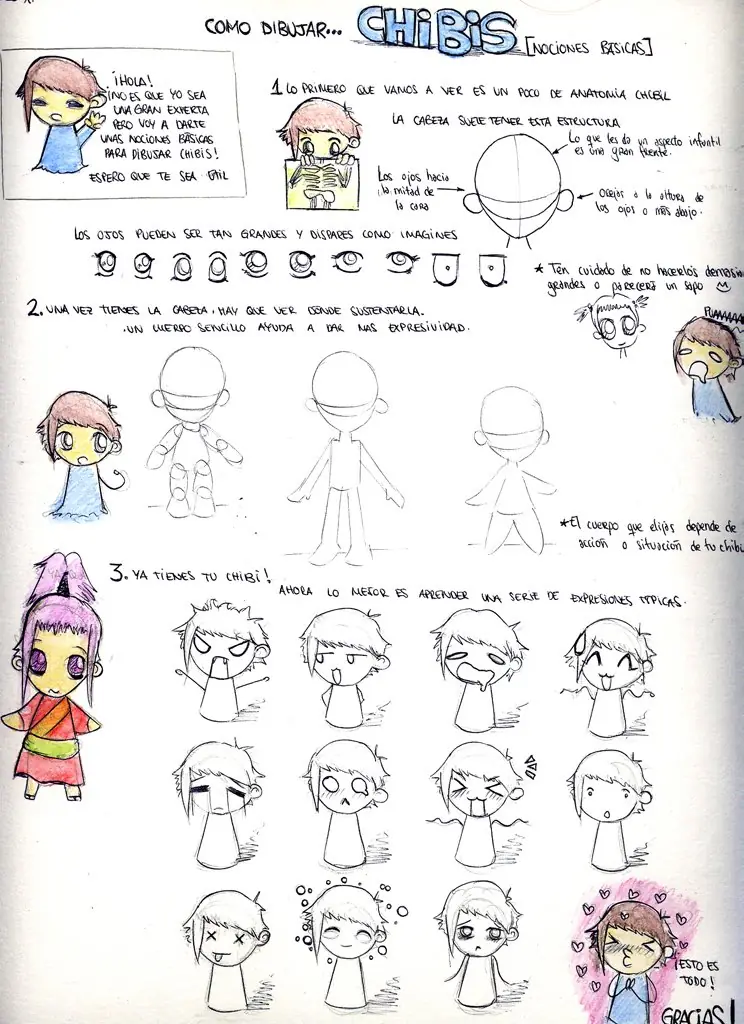 como dibujar chibis