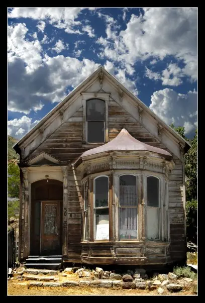 un pueblo fantasma.