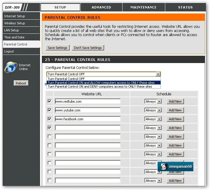 Configurar Router inalambrico PARENTAL CONTROL adios al xxx