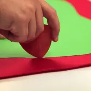 Almohadón con forma de Manzana