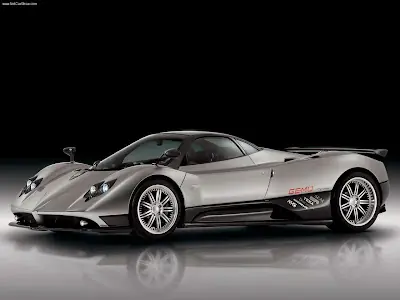 pagani zonda f vs ferrari enzo.