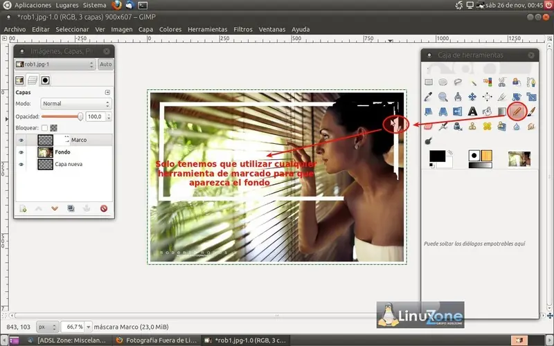 efecto con gimp