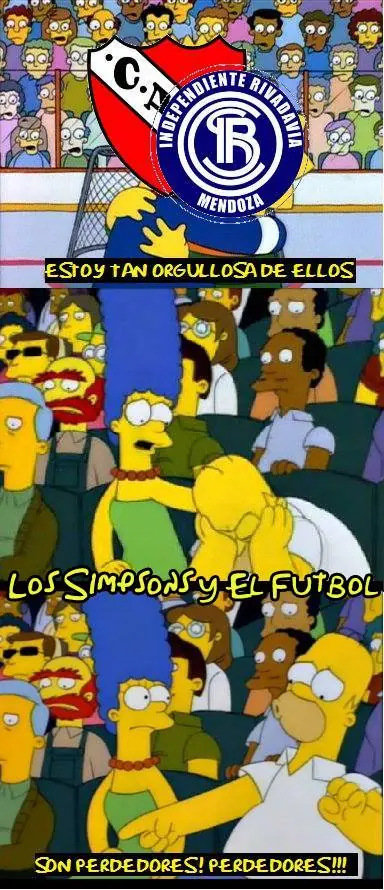Los Simpsons y el futbol argentino