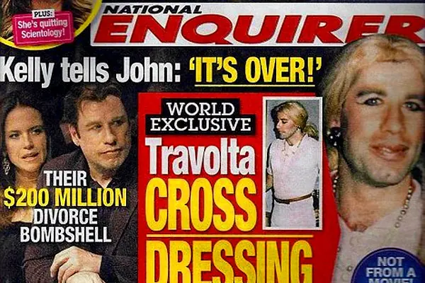 Fotos de John Travolta vestido de mujer habrían provocado..