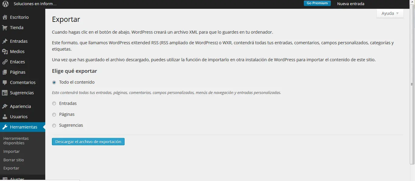 De Wordpress a Blogger