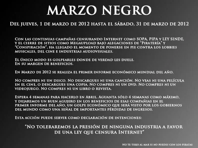 Marzo Negro