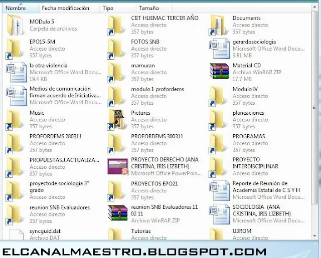 Eliminar Virus que combierte carpetas en accesos directos o
