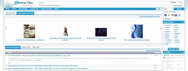 General Files: Buscador de archivos en descarga directa.