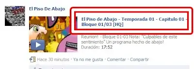 Insertar videos de facebook en tu blog