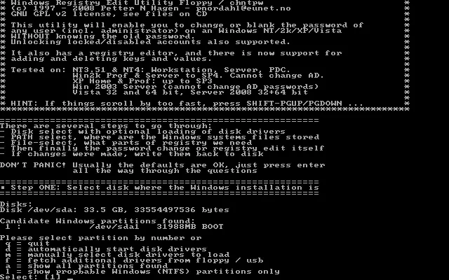 Resetear Contraseña en Windows xp, seven,otros