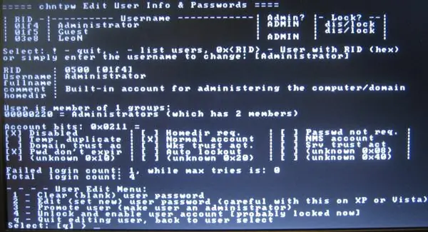 Resetear Contraseña en Windows xp, seven,otros