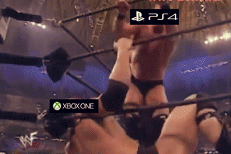 xbox one vs ps4, gif divertidos, si te gustan puntos por fav