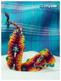tutorial macramé: Butterfly Bracelet