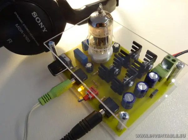 Amplificador valvular para auriculares