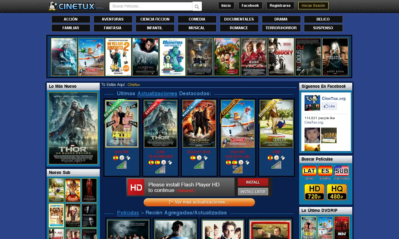 Mejores paginas para descargar películas, series y juegos.