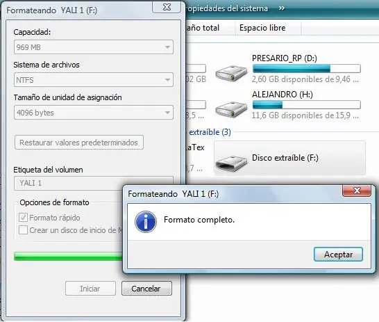 Copiar archivos muy pesados (varios Gb) en memorias Usb