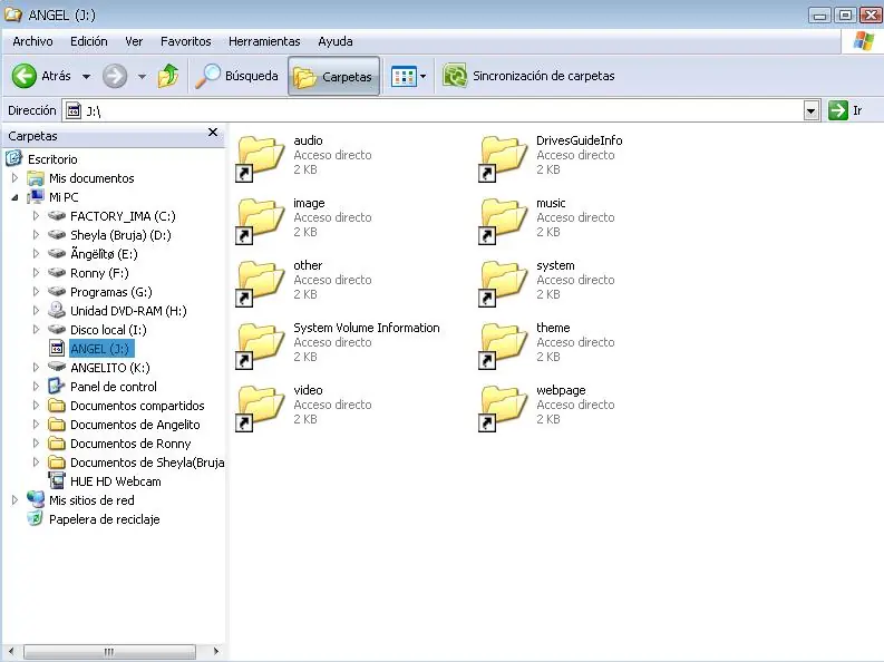 Eliminar Virus que convierte la carpetas en Accesos Directos
