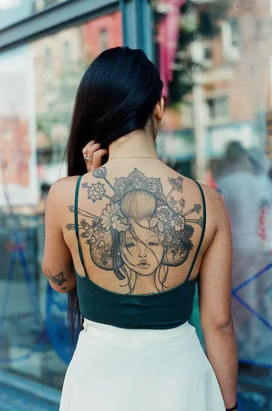 Increíbles diseños de tatuajes de chicas