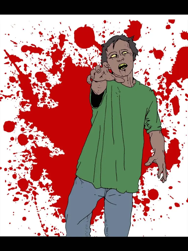 arte digital zombie