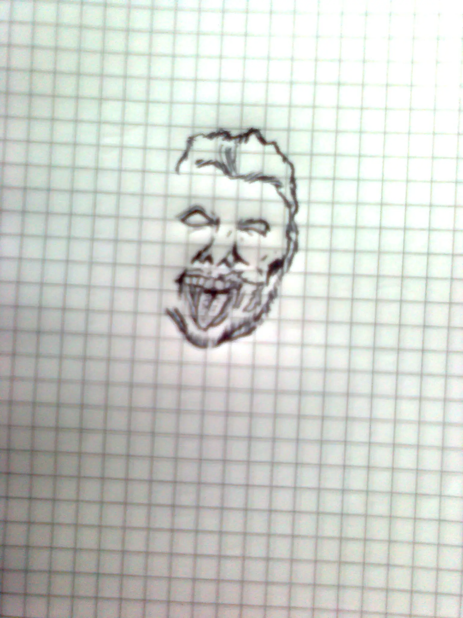 dibujo zombie