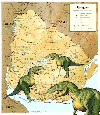Cuando Uruguay era habitado por dinosaurios
