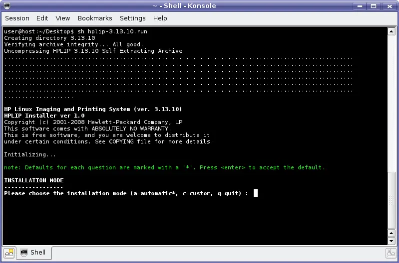 Driver Impresora HP para GNU-Linux