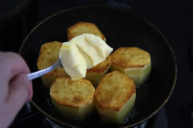 Receta: Papas Fondant.