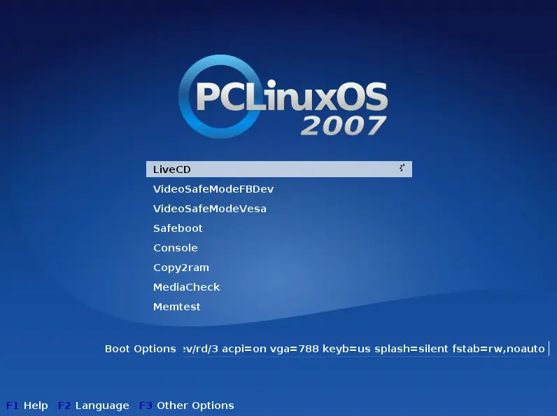 Instalar PCLinuxOS 2007