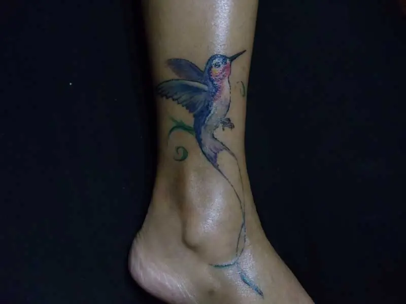 De hobby hago tatuajes... En esta ocasion un Colibrí.