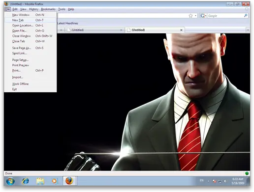Nueva extensión para Firefox: Browser Background
