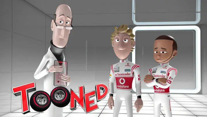 Sergio Pérez debuta en McLaren Tooned 2012