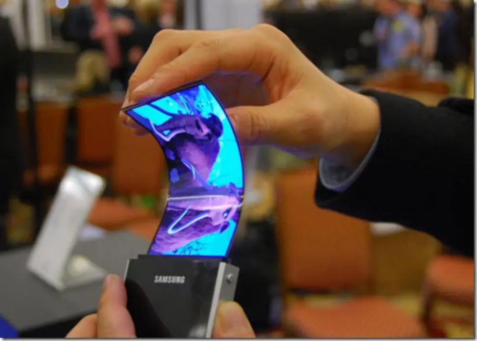 > Pantalla flexible de Samsung en el CES 2013