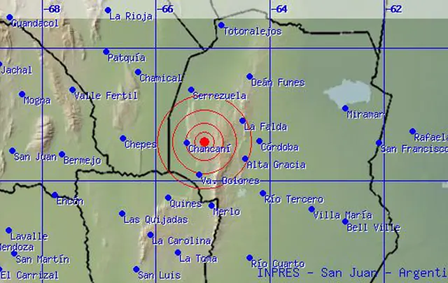 Un fuerte sismo sacudió a distintos puntos de Córdoba