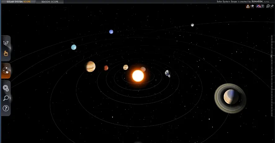 Simulador 3D del sistema solar- Empezaron las clases