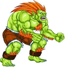 Blanka street fighter si te saco 1 sonrisa + 1