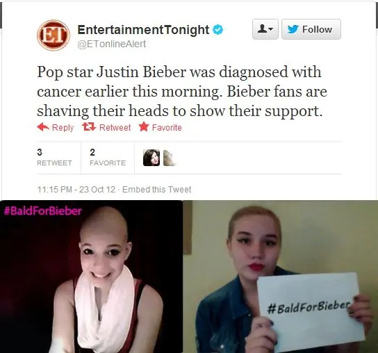 Trolleando a las fans de Justin Bieber