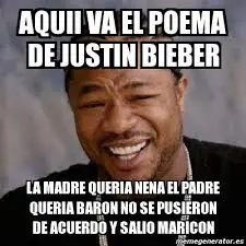 Memes de Justin bieber